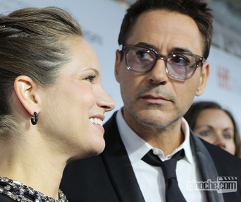 Sur le tapis rouge du film The Judge au TIFF