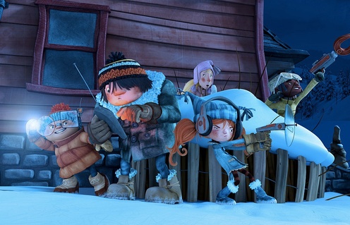 Une scène du film La course des tuques