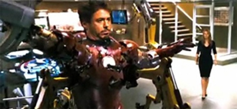Le bouclier de Captain America dans Iron Man
