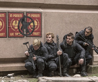 Une scène du film The Hunger Games: Mockingjay - Part 2