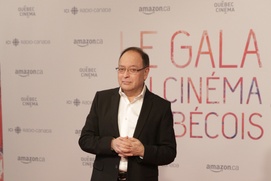 Sur le tapis rouge de Gala du cinéma Québécois Sur le tapis rouge de Gala du cinéma Québécois
