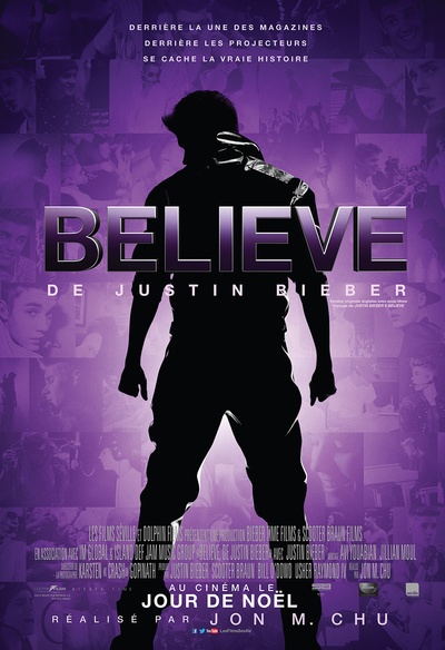 Affiche du film Believe, de Justin Bieber