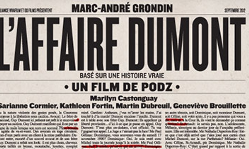 Affiche animée de L'affaire Dumont