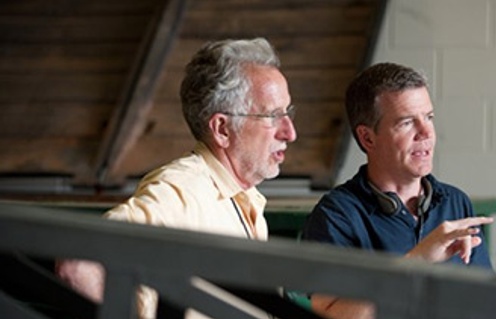 Robert Lorenz et Tom Stern sur le plateau de Trouble with the Curve