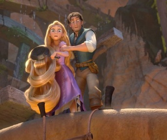 Une scène du film Tangled