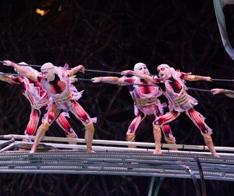 Une scène du film Cirque du Soleil: Worlds Away