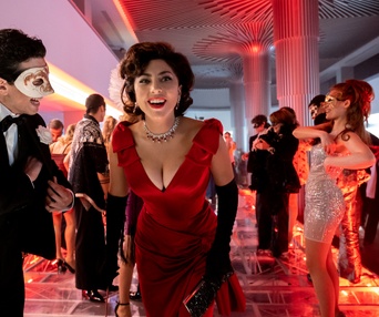 Une scène du film House of Gucci