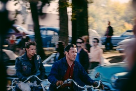 Une scène du film The Bikeriders