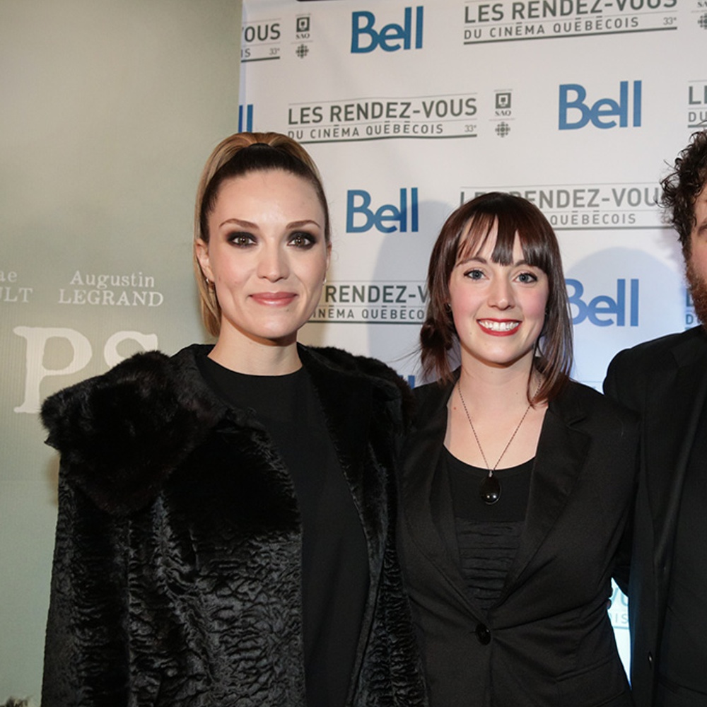 Sur le tapis rouge du film Les loups