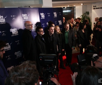 Sur le tapis rouge de L'empire Bossé