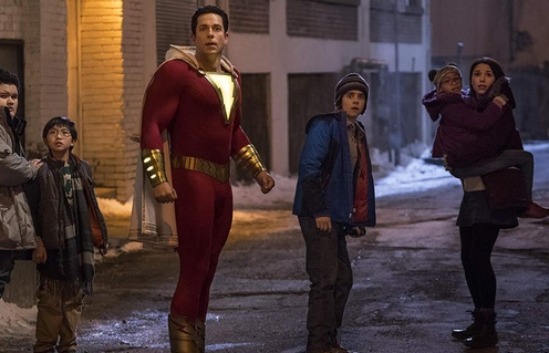 Une scène du film Shazam!