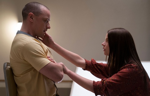 Une scène du film Glass