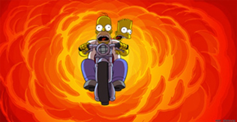Une scène de The Simpsons Movie