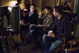 Sur le plateau du film Devil