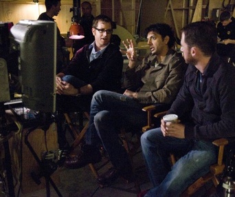 Sur le plateau du film Devil