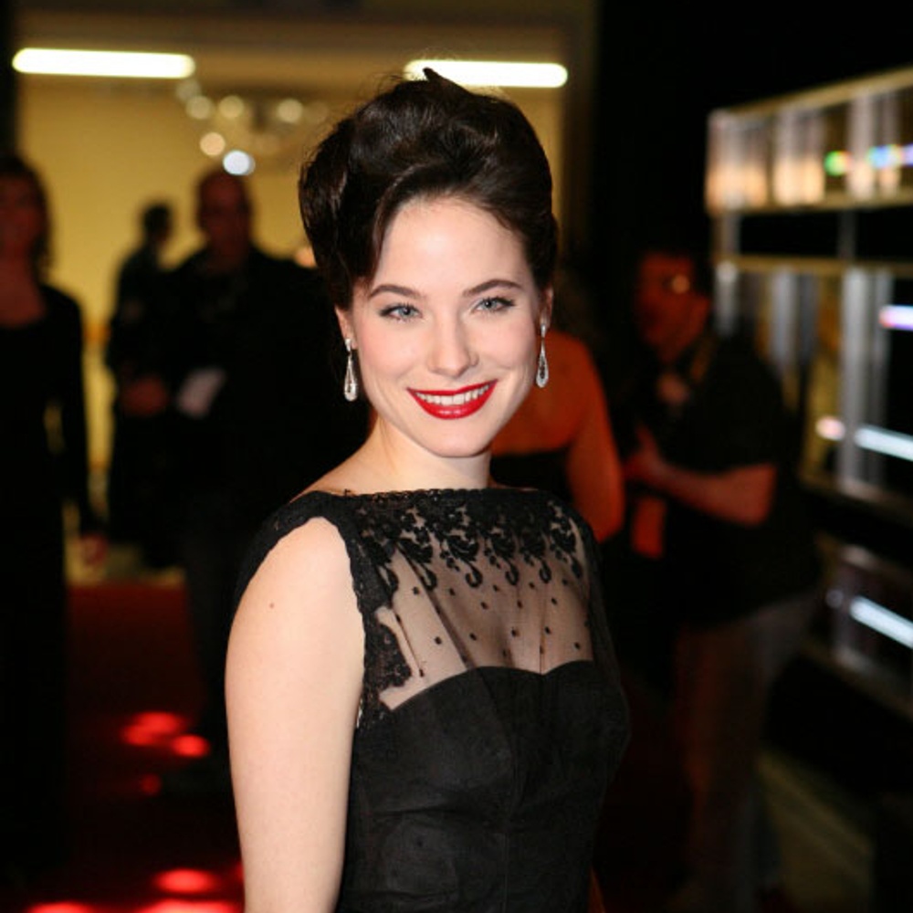 Caroline Dhavernas sur le tapis rouge de la Soirée de Jutra