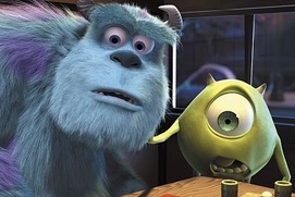 Une scène du film Monstres, inc. Une scène du film Monstres, inc.