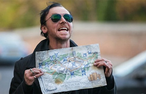 Simon Pegg dans The World's End