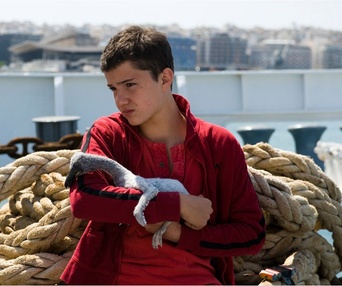 Une scène du film Nicostratos le pélican