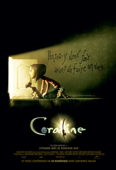Affiche en français du film Coraline