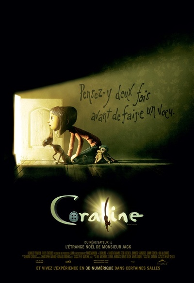 Affiche en français du film Coraline