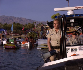 Une scène du film Piranha 3D