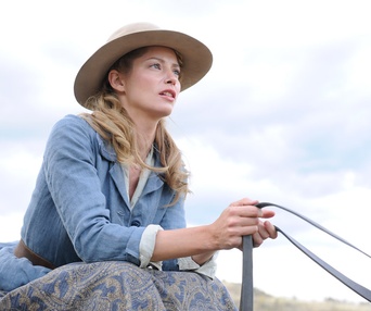 Une scène du film Gunless