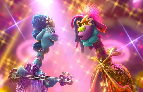 Une scène du film Trolls World Tour
