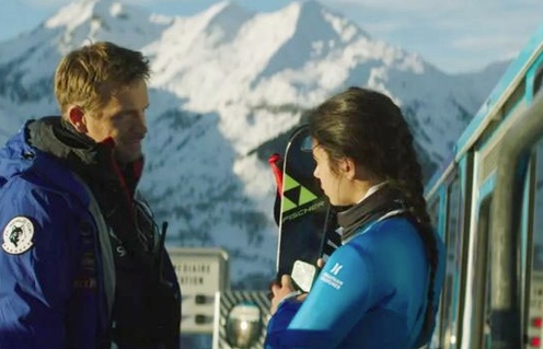 Une scène du film Slalom