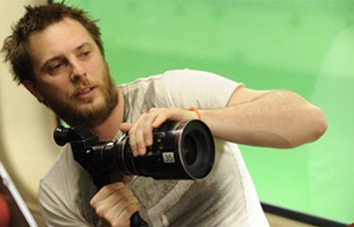 Duncan Jones sur le plateau de Source Code
