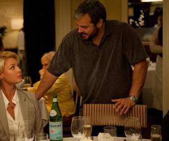 Sur le plateau du film The Big Wedding