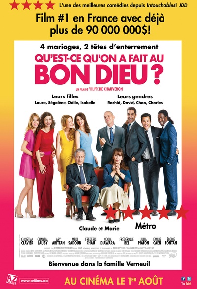 Affiche du film Qu'est-ce qu'on a fait au bon Dieu?