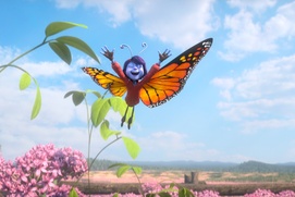 Une scène du film La légende du papillon Une scène du film La légende du papillon