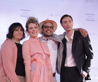 Sur le tapis rouge du Gala Québec Cinéma 2018