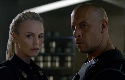 Une scène du film The Fate of the Furious