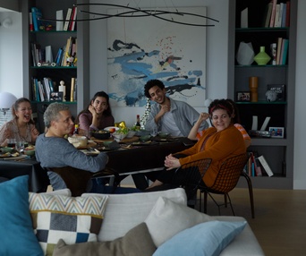 Une scène du film Les miens