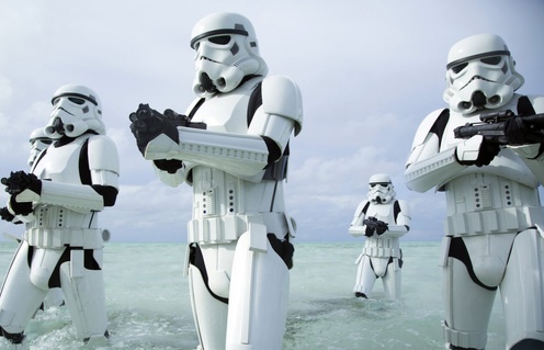 Une scène du film Rogue One: A Star Wars Story