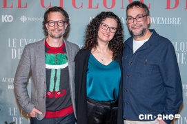 Tapis rouge du film Le cyclone de Noël