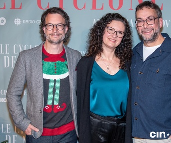 Tapis rouge du film Le cyclone de Noël