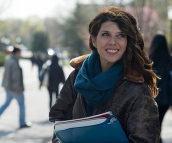 Une scène du film The Rewrite