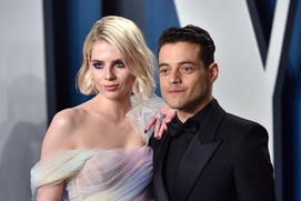 Sur le tapis rouge du party Vanity Fair des Oscars 2020 Sur le tapis rouge du party Vanity Fair des Oscars 2020