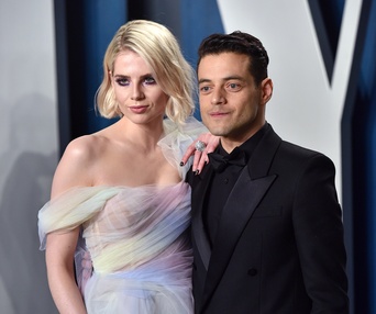 Sur le tapis rouge du party Vanity Fair des Oscars 2020