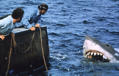 Une scène du film Jaws