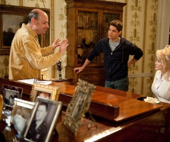 Sur le plateau du film Joyful Noise