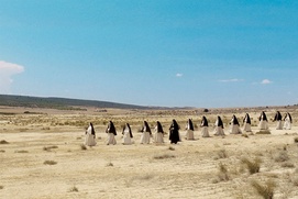 Une scène du film Le Moine
