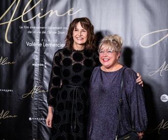 Tapis rouge du film Aline