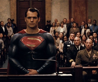 Une scène du film Batman v Superman: Dawn of Justice
