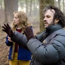 Peter Jackson et Saoirse Ronan sur le plateau du film The Lovely Bones