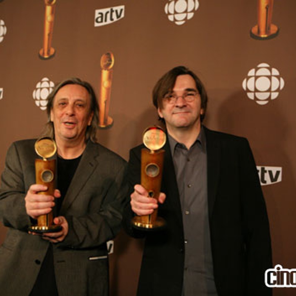 Serge Fiori et Normand Corbeil à la Soirée des Jutra