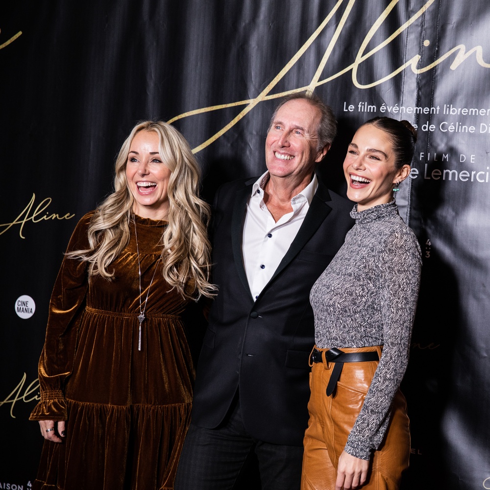 Tapis rouge du film Aline